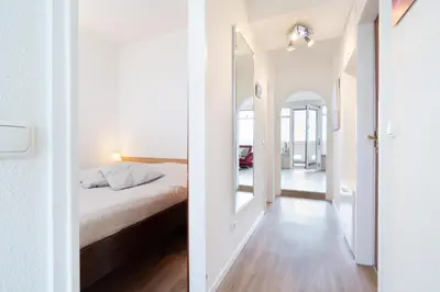 Ein Bett oder Betten in einem Zimmer der Unterkunft Ferienpark Sierksdorf App 241