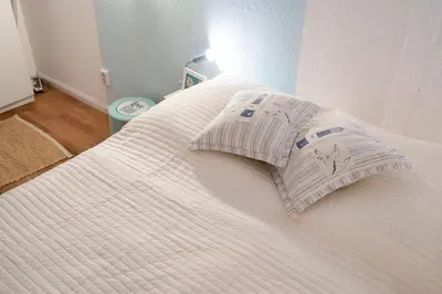 Ein Bett oder Betten in einem Zimmer der Unterkunft Ferienpark Sierksdorf Maritime Ferienwohnung