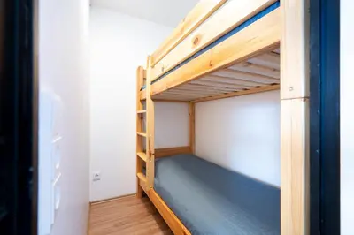Ein Bett oder Betten in einem Zimmer der Unterkunft Panoramic Sierksdorf App A04 3