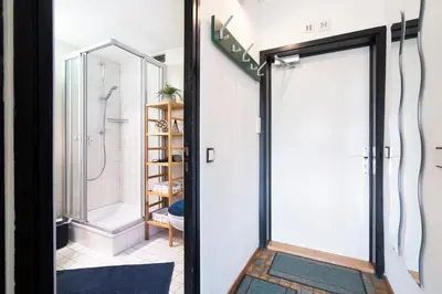 Ein Badezimmer in der Unterkunft Panoramic Sierksdorf App A04 3