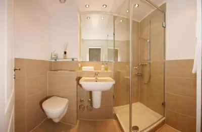 Ein Badezimmer in der Unterkunft Meer & Strand - Haus Meeresstrand Ferienwohnung 205