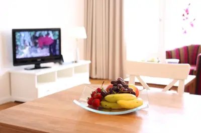 Essen in der Ferienwohnung oder in der Nähe