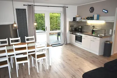 Grundriss der Unterkunft Haus Steilufer Ferienwohnung Nr 01