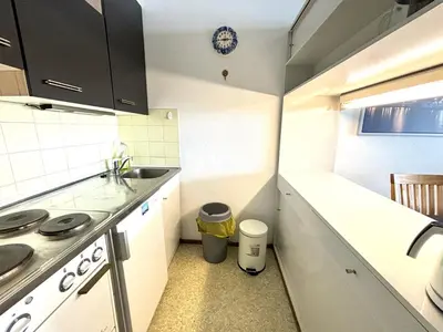 Küche/Küchenzeile in der Unterkunft Panoramic Sierksdorf App A17-2
