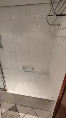 Ein Badezimmer in der Unterkunft Gemütliche Ferienresidenz mit Meerblick über die wundervolle Lübecker Bucht
