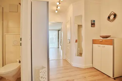 Ein Badezimmer in der Unterkunft Kurparkresidenz Timmendorfer Strand Appartement 2