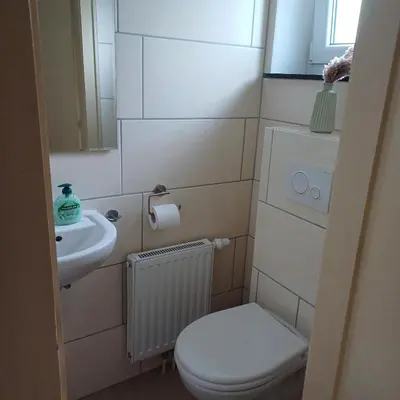 Ein Badezimmer in der Unterkunft Ferienhaus mit 4 Schlafzimmer