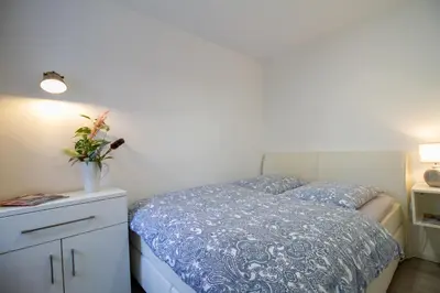 Ein Bett oder Betten in einem Zimmer der Unterkunft Nautic Lounge - Beach View
