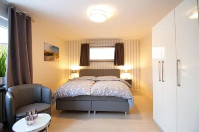 Ein Bett oder Betten in einem Zimmer der Unterkunft Nautic Lounge - Beach View