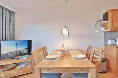 TV/Unterhaltungsangebot in der Unterkunft Residenz am Hang Küstenklang Appartement 110