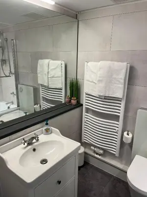 Ein Badezimmer in der Unterkunft Apartment Sundowner