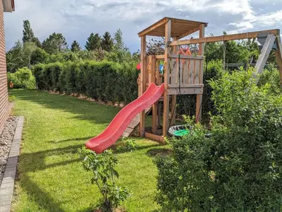 Ein Kinderspielbereich in der Unterkunft Drie Zeeparels & Spa