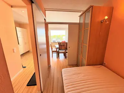 Ein Bett oder Betten in einem Zimmer der Unterkunft Ferienpark Sierksdorf App 301