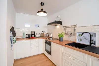 Küche/Küchenzeile in der Unterkunft KAS13b Ferienwohnung Merlina´s Home