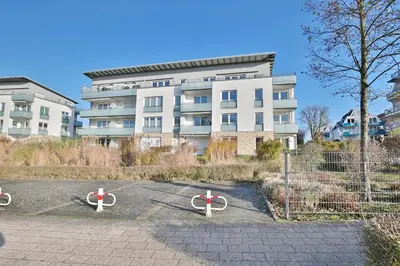 Das Gebäude in dem sich die Ferienwohnung befindet