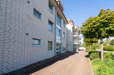 Das Gebäude in dem sich die Ferienwohnung befindet