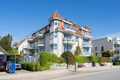Das Gebäude in dem sich die Ferienwohnung befindet