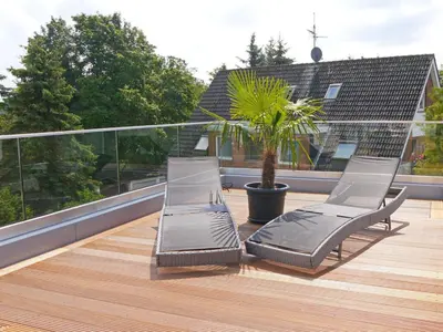 Ein Balkon oder eine Terrasse in der Unterkunft La Maison du Port Comfortable holiday residence