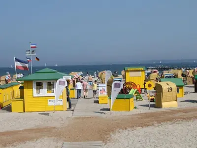 Ein allgemeiner Meerblick oder ein Meerblick von des Ferienhauses aus