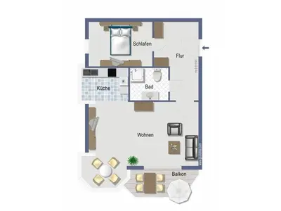 Grundriss der Unterkunft Am Godewind Park Comfortable holiday residence