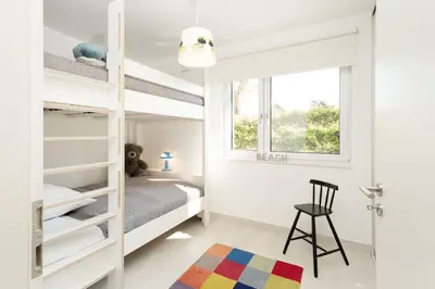 Ein Bett oder Betten in einem Zimmer der Unterkunft Ostsee Koje 45