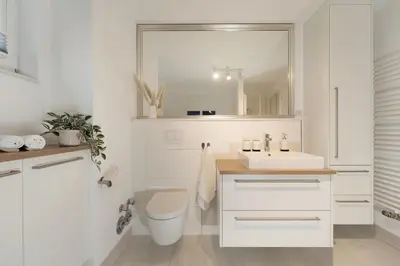 Ein Badezimmer in der Unterkunft Ostsee Koje 45