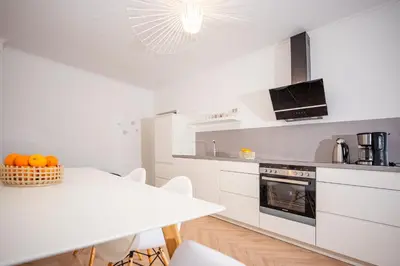 Küche/Küchenzeile in der Unterkunft Hanse Villa 