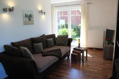 Ein Sitzbereich in der Unterkunft Haus Schwalbennest - Whg