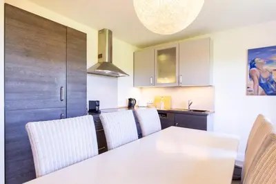 Küche/Küchenzeile in der Unterkunft Ferienwohnung Küstenschatz - Timmendorfer Strand