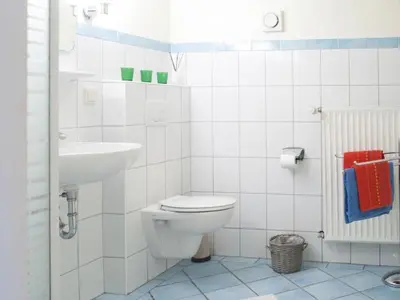 Ein Badezimmer in der Unterkunft Woltersmeuhlen in Scharbeutz