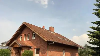 Das Gebäude in dem sich die Ferienwohnung befindet