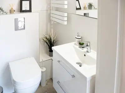 Ein Badezimmer in der Unterkunft Little Garden