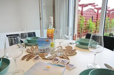 Getränke in der Unterkunft Lindenallee 4 Appartement Meerverliebt