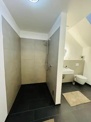 Ein Badezimmer in der Unterkunft Luxus-Oase zwischen Ostsee und Lübeck