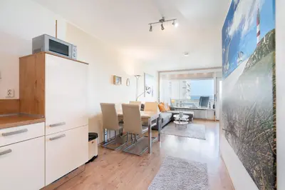 Küche/Küchenzeile in der Unterkunft Panoramic Sierksdorf App B10-3