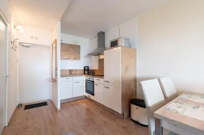Küche/Küchenzeile in der Unterkunft Panoramic Sierksdorf App B10-3