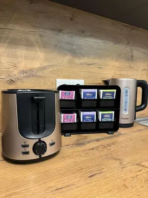 Kaffee-/Teezubehör in der Unterkunft Eleganz im Zentrum, Ostsee, Lübeck & Hotspots nah!