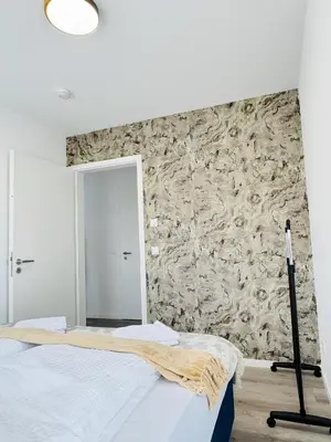 Ein Bett oder Betten in einem Zimmer der Unterkunft Perfektes Familiendomizil 15min nach Lübeck und Ostsee