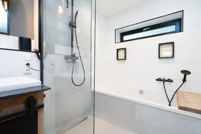 Ein Badezimmer in der Unterkunft Panoramic Sierksdorf App C03-10