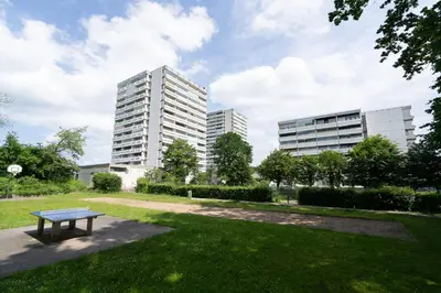 Ein Garten an der Unterkunft Panoramic Sierksdorf App C03-10