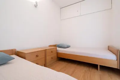 Ein Bett oder Betten in einem Zimmer der Unterkunft Ferienpark Sierksdorf App 625