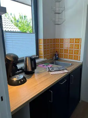 Küche/Küchenzeile in der Unterkunft Ferienbungalow Wolburg II