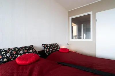 Ein Bett oder Betten in einem Zimmer der Unterkunft Panoramic Sierksdorf App A15-1