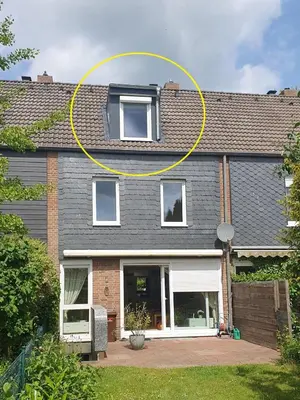Das Gebäude in dem sich die Ferienwohnung befindet