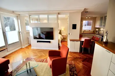 TV/Unterhaltungsangebot in der Unterkunft Seepferdchen Suite