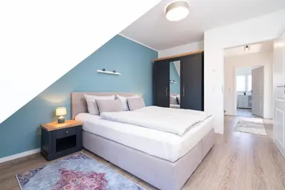 Ein Bett oder Betten in einem Zimmer der Unterkunft Sunseeker House No 1
