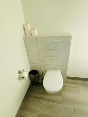 Ein Badezimmer in der Unterkunft Timmendorfer Herz