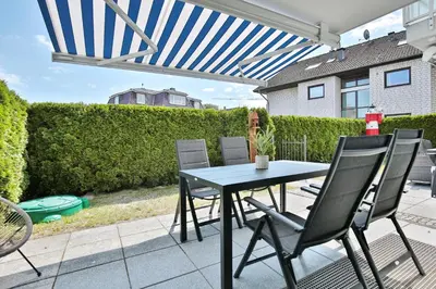 Ein Balkon oder eine Terrasse in der Unterkunft Residenz am Kurpark Appartement 2