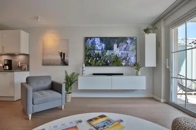 TV/Unterhaltungsangebot in der Unterkunft Residenz am Kurpark Appartement 2