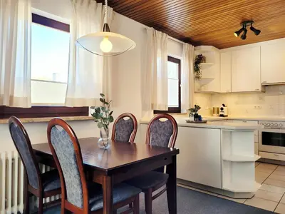 Küche/Küchenzeile in der Unterkunft Ferienhaus mit Garten und idyllischer Ruhe